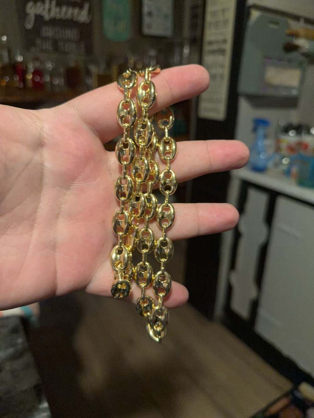 Gold filled Mariner Link Chain 24 inch